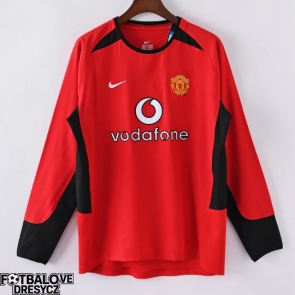 Manchester United 2002-2003 Retro Domácí Dres Dlouhý Rukáv Manchester United 2002-2003 Retro Domácí Dres Dlouhý Rukáv